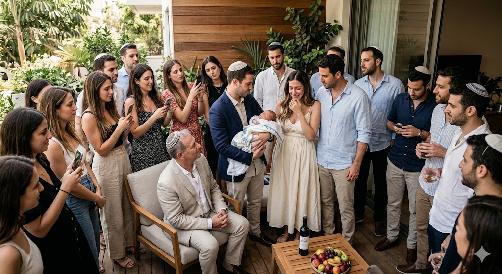 צלם לברית בבית